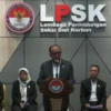 LPSK menggelar konferensi pers terkait kasus pembunuhan Vina dan Eky di Kantor LPSK, Jakarta Timur, Selasa (1