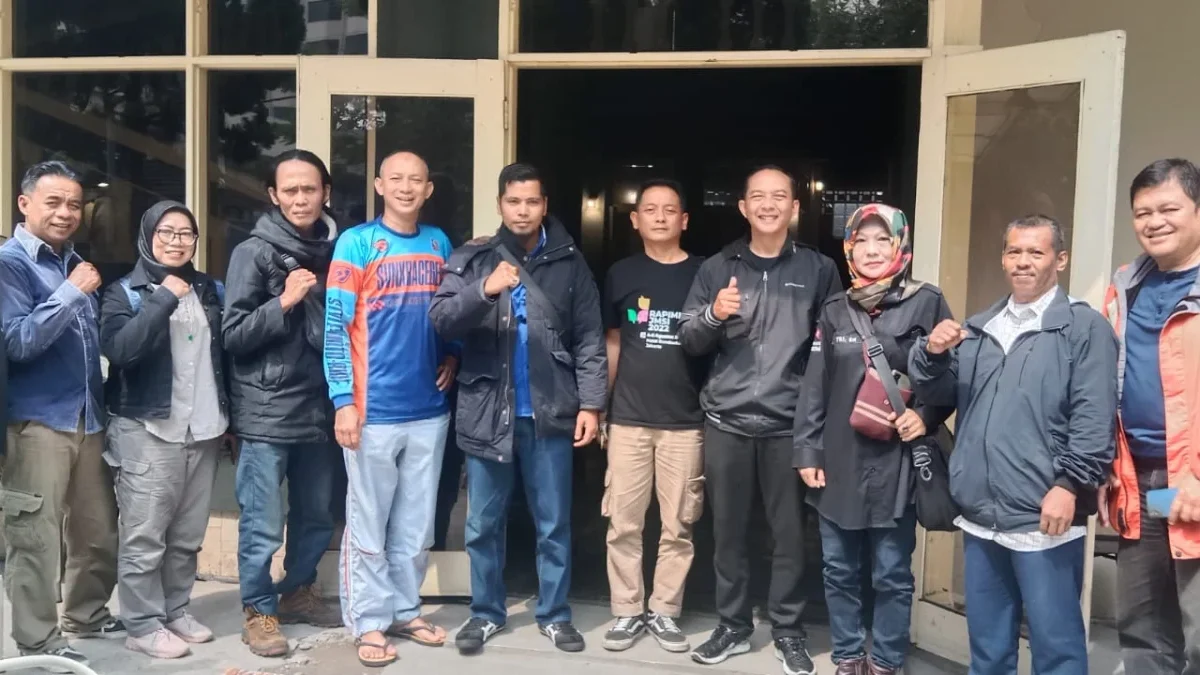 pertemuan hangat antara Jaringan Media Siber Indonesia (JMSI) Jawa Barat dan Sekretariat Bersama Wartawan Indo