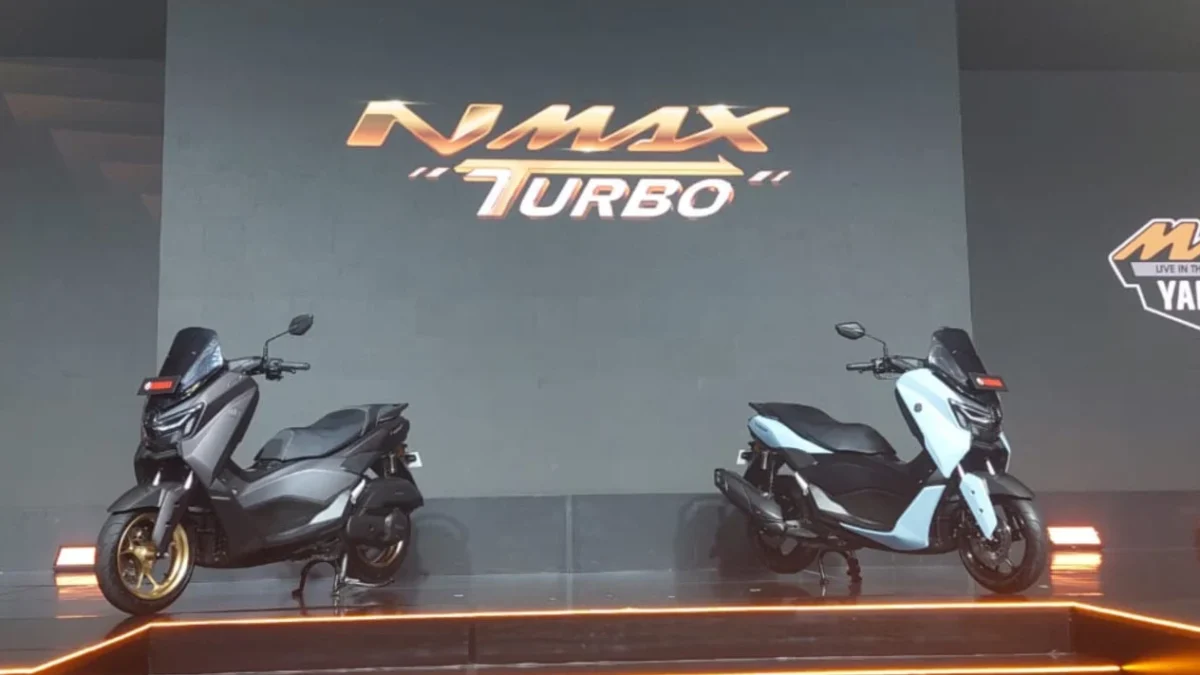 Yamaha NMAX Turbo yang diluncurkan di Jakarta, Rabu (12/6/2024).