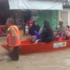 Sembilan desa di Kabupaten Cirebon terdampak banjir akibat air sungai meluap(Ist/BPBD Kabupaten Cirebon)