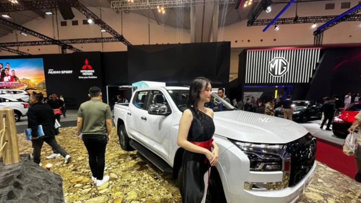 Mitsubishi New Pajero Sport yang dipamerkan di GIIAS 2024 di Kabupaten Tangerang, Banten. (ANTARA/HO)