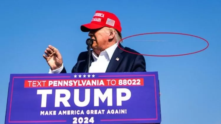 Donald Trump Ditembak Saat Kampanye di Pennsylvania (Foto: X/@mrbhsr)