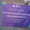 PP Muhammadiyah menggelar konsolidasi nasional secara tertutup di gedung Masjid Walidah Dahlan, kompleks Kampu