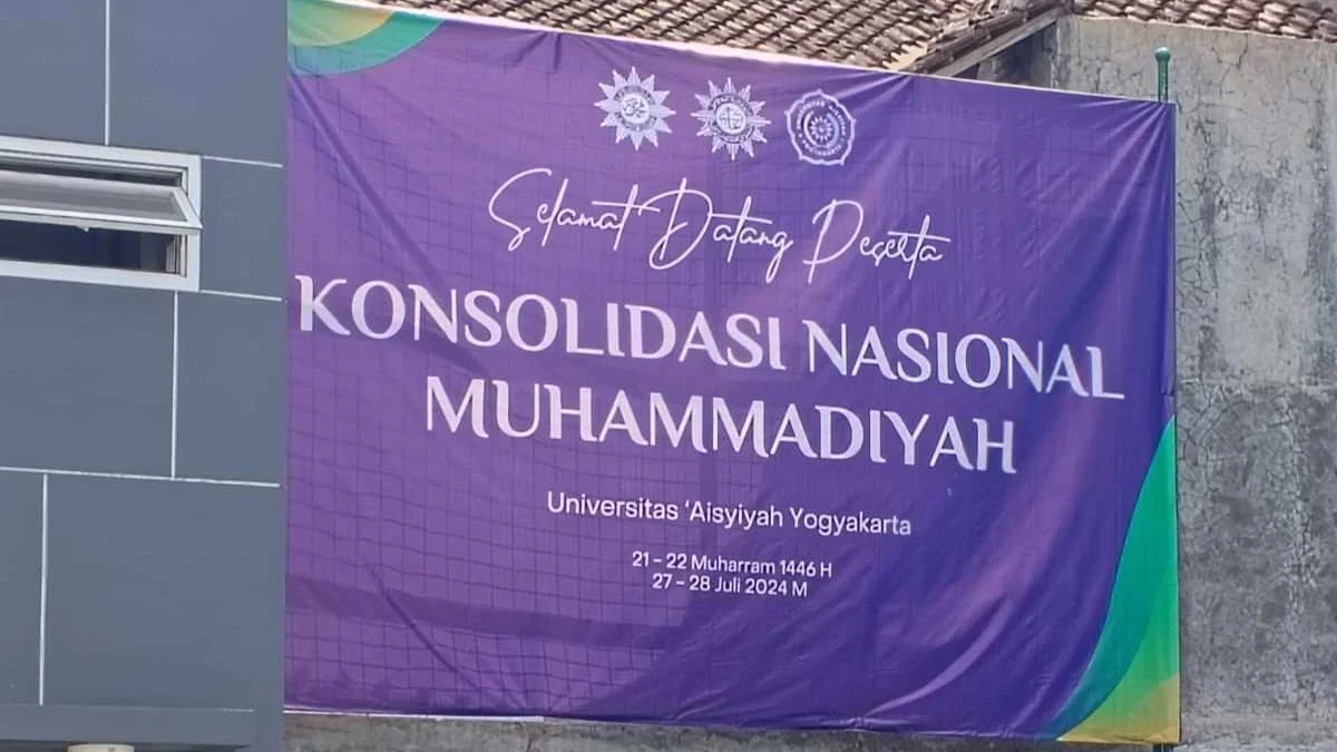 PP Muhammadiyah menggelar konsolidasi nasional secara tertutup di gedung Masjid Walidah Dahlan, kompleks Kampu