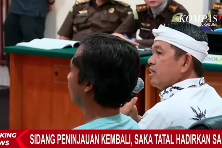 Dedi Mulyadi jadi saksi fakta di sidang PK Saka Tatal (TL YouTube KompasTV )