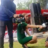 Tjandra Widyanta, SH asal Cirebon menghadiri acara Hari Jadi ke-1274 Kota Salatiga saat diwawancarai MNCTV di