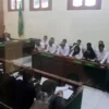 Suasana sidang praperadilan pembunuhan Vina-Eky Cirebon dengan tersangka Pegi Setiawan di PN Bandung, (2/7).