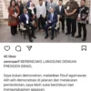 Posting Dr Zainul Maarif mengenai kunjungannya dan rombongan menghadap Presiden Israel, baru-baru ini. - (tang