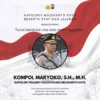 Kapolsek Prajurit Kulon, Kota Mojokerto, Kompol Maryoko, meninggal dunia. Foto: Dok. Istimewa