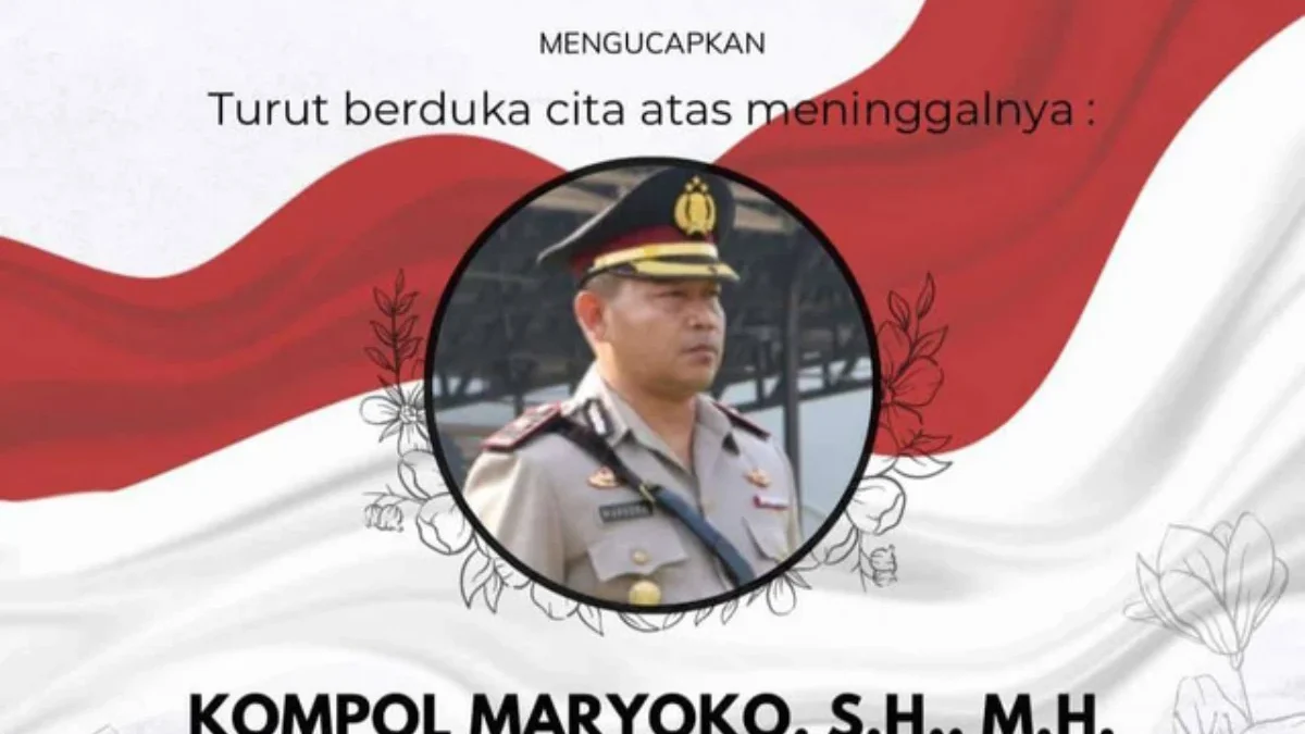 Kapolsek Prajurit Kulon, Kota Mojokerto, Kompol Maryoko, meninggal dunia. Foto: Dok. Istimewa