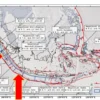 Peta zona megathrust Mentawai-Siberut, megathrust Selat Sunda, dan 11 zona megathrust lainnya di wilayah Indon