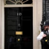 Para menteri dan perwakilan polisi bertemu di 10 Downing Street (Gambar: PA)