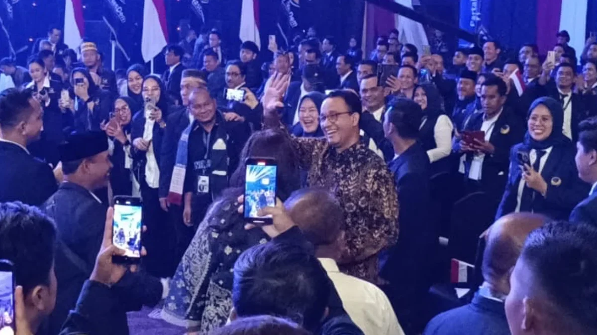 Anies Baswedan disambut meriah di Kongres Nasdem/RMOL