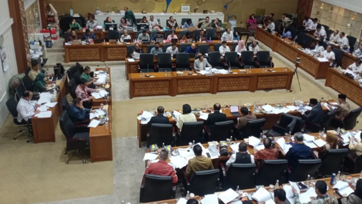 Suasana Rapat Baleg DPR di Kompleks Parlemen, Senayan, Jakarta pada Rabu (21/8)/RMOL