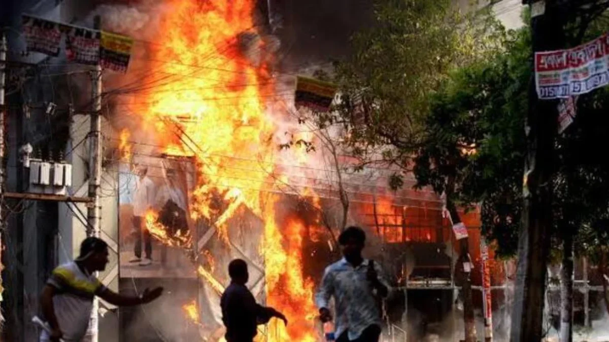 Kerusuhan di Bangladesh/AP