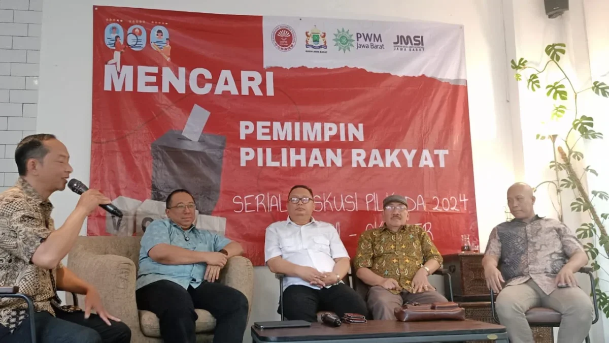 diskusi pilkada bertajuk “Mencari Pemimpin Pilihan Rakyat”, yang digagas Jaringan Media Siber Indonesia (JMSI)