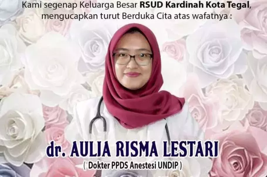 Dokter muda yang diduga bunuh diri akibat menerima perundungan dari senior. - (X/Ist)