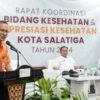 Kepala Dinas Kesehatan Kota ( DKK) Salatiga dr. Prasit Al Hakim dalam Rapat Koordinasi Bidang Kesehatan Pemkot