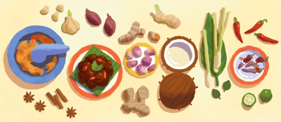 Google Doodle rendang