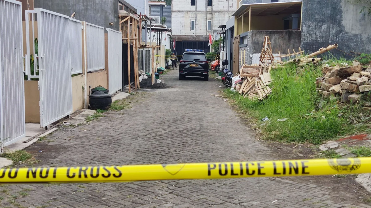 Lokasi rumah terduga teroris di Dusun Jeding, Junrejo, Batu, Jawa Timur (Foto: Feri Ardiansyah)