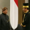 Prabowo dan Jokowi seusai upacara HUT ke-79 RI di Istana Negara IKN. (Tangkapan layar YouTube Sekretariat Pres