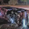 Kecelakaan maut kembali terjadi di ruas Tol Cipali, Jawa Barat, Minggu (18/8) dini hari (KM 89). Foto/Istimewa