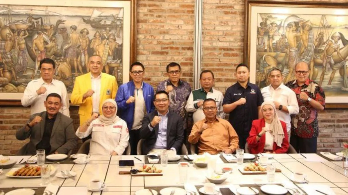 Ridwan Kamil dan elite KIM plus Jakarta. (ANTARA/HO-Relawan Kita)