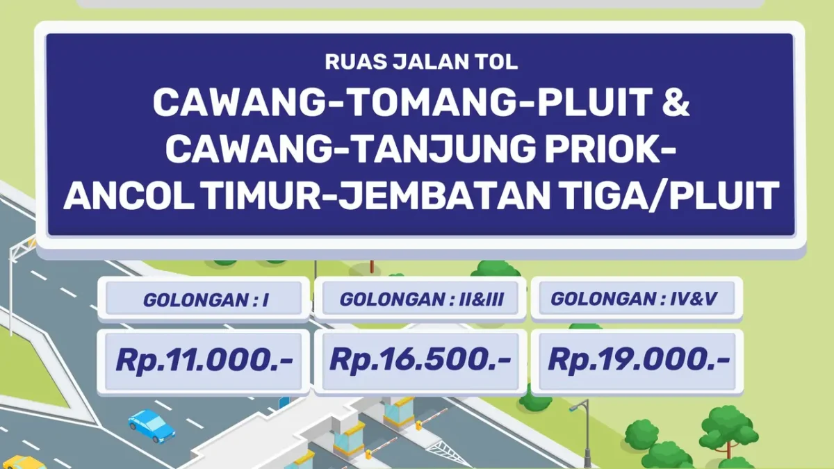 HomeBisnisEkonomi Tarif Tol Dalam Kota Jakarta Naik Mulai 22 September 2024 Pukul 00.00 WIB, Ini Daftarnya Pen