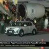 Paus Fransiskus tiba di Papua Nugini pada Jumat 6 September 2024. Ia memilih Toyota Raize sebagai mobil penduk