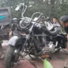 Moge yang ditumpangi Ruri Repvblik yang alami kecelakaan di Ciamis,(dok warga)