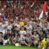 Hampir seluruh pemain naturalisasi Timnas Indonesia rupanya hafal lagu Indonesia Raya / Foto: PSSI