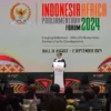 Menteri Luar Negeri Republik Indonesia Retno Marsudi saat menyampaikan sambutan utama di Indonesia-Africa Parl