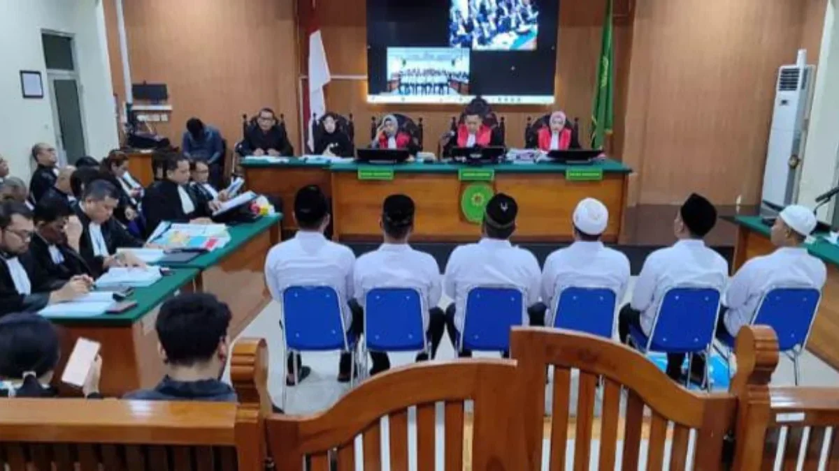 Sidang lanjutan peninjauan kembali (PK) terhadap enam terpidana kasus pembunuhan Vina dan Eky berlangsung di P