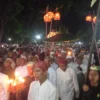 Kraton Kasepuhan, Kota Cirebon menggelar tradisi Panjang Jimat di bangsal Prabayaksa Keraton Kasepuhan Cirebo