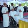 Paus Fransiskus dan Imam Besar Masjid Istiqlal Nasaruddin Umar. Foto: Indonesia-Papal-Visit-Committee