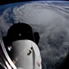 Astronot NASA, Matthew Dominick, membagikan rekaman dramatis Badai Milton dari kapsul SpaceX Crew Dragon Endea