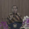 Tangkapan layar - Presdien RI Joko Widodo saat berpidato dalam agenda Kompas 100 CEO Forum di Istana Garuda, I