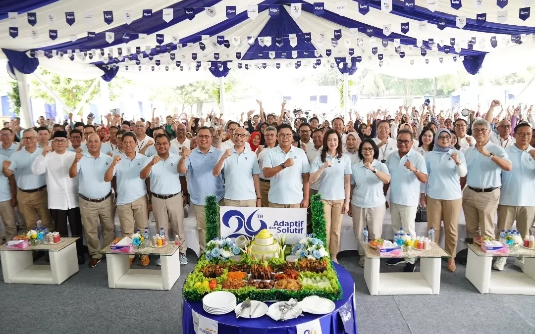 Merayakan HUT ke-26 Bank Mandiri gulirkan pasar murah. (Ist)