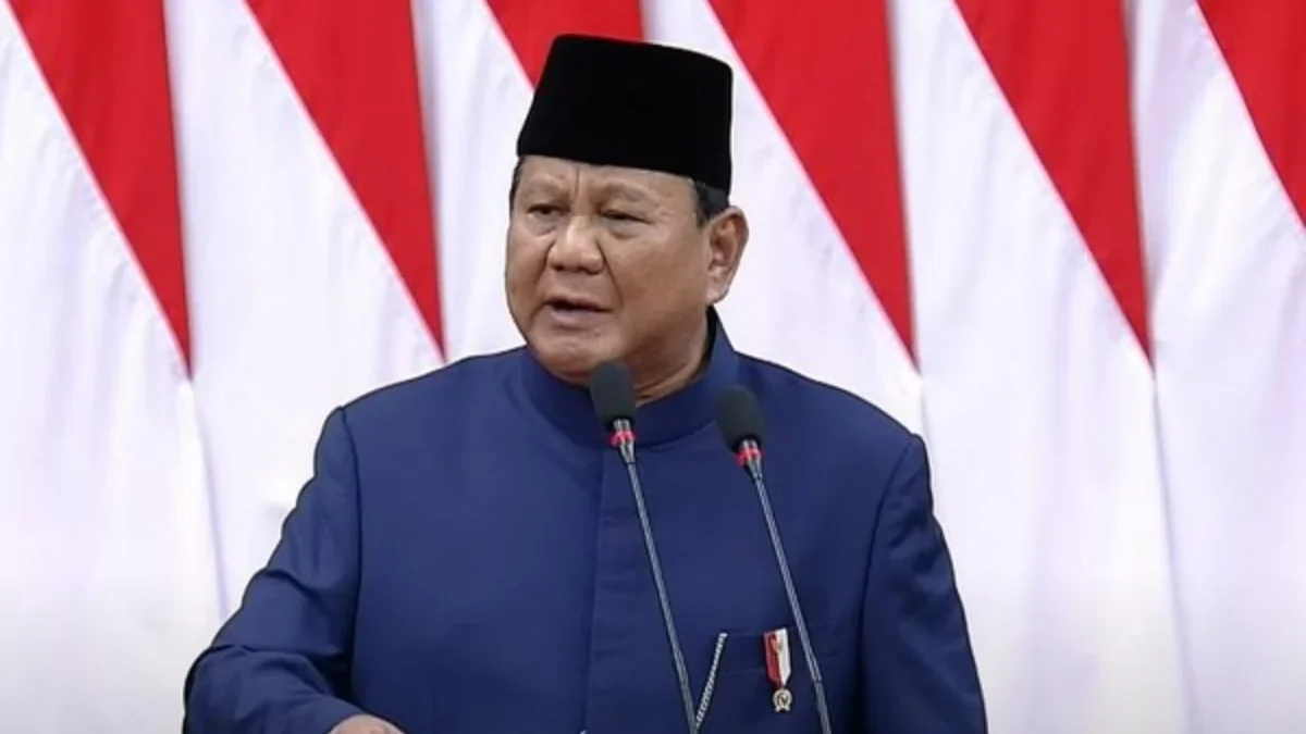 Prabowo Subianto resmi dilantik sebagai Presiden RI 2024-2029 di Gedung DPR/MPR RI, hari ini, Minggu (20/10/2