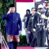 Presiden terpilih RI ke-8 Prabowo Subianto tiba di DPR RI, Jakarta, Minggu (20/10/2024). (Tangkapan Layar You