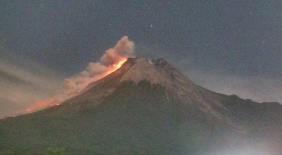 Gunung Merapi semburkan kembali lava (BPPTKG/Istimewa)