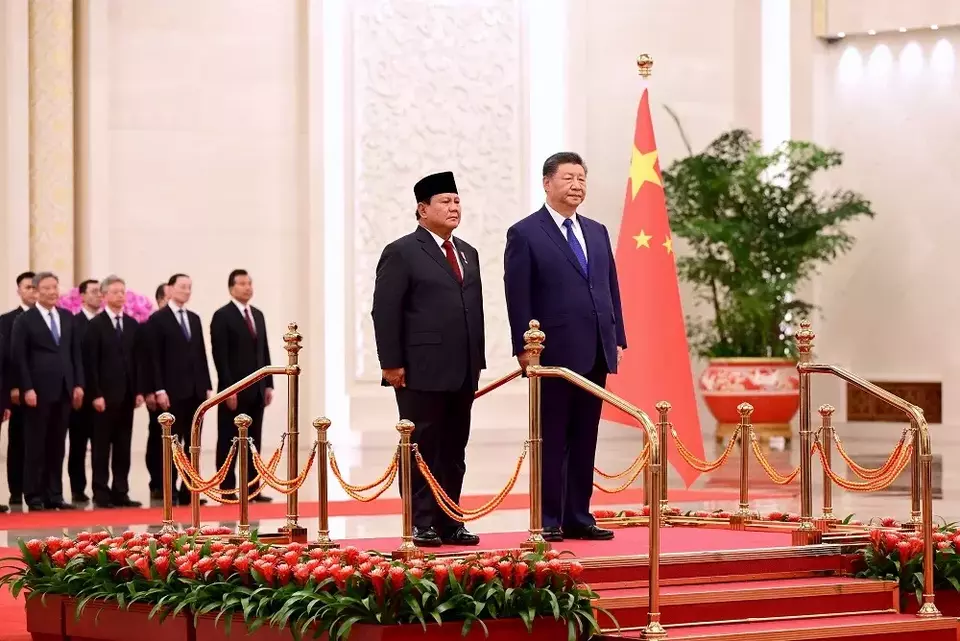 Kedatangan Presiden Prabowo Subianto di Great Hall of the People, Beijing disambut dengan penuh kehormatan ole