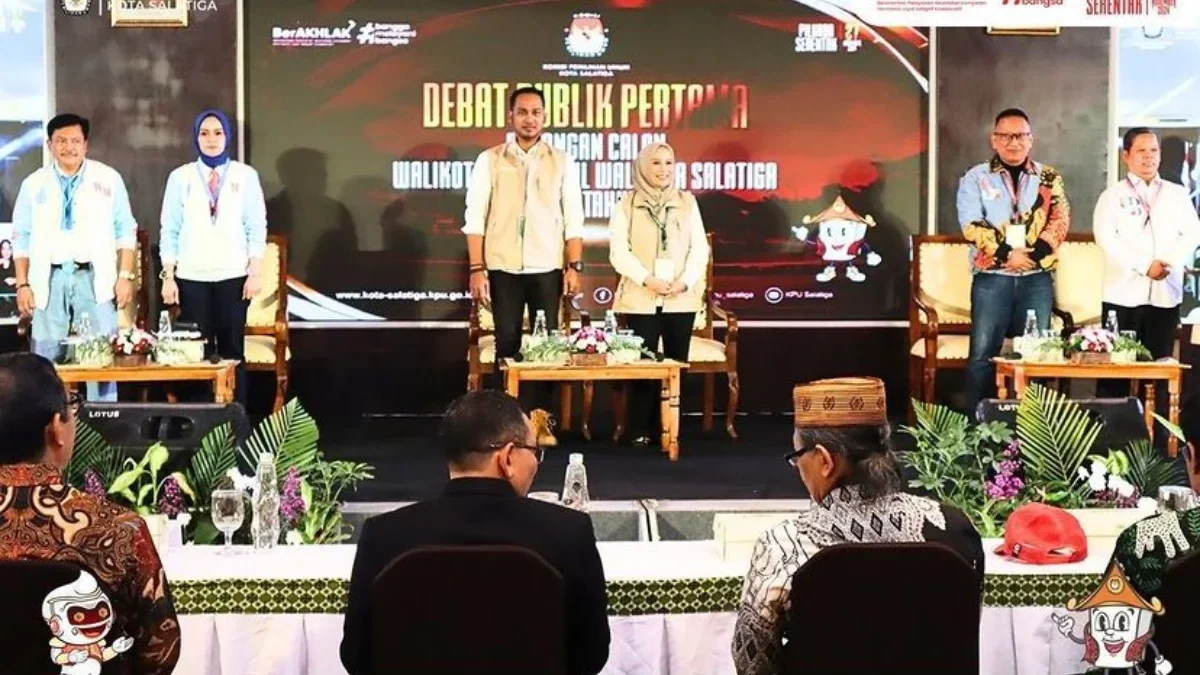 Debat Calon Walikota dan Wakil Walikota Kota Salatiga (Instagram @kpusalatiga)