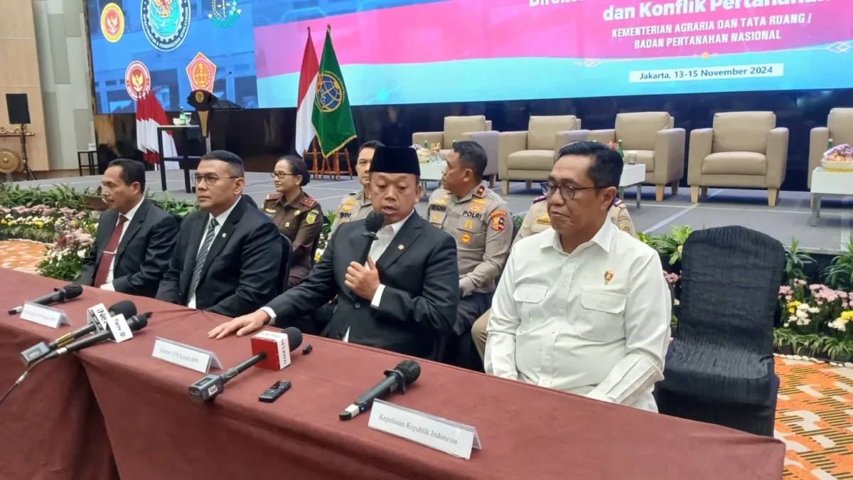 Menteri Agraria Tata Ruang/Badan Pertanahan Nasional (ATR/BPN) Nusron Wahid