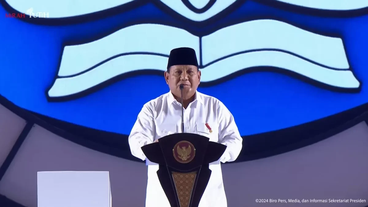 Presiden RI Prabowo Subianto. (YouTube Setpres)