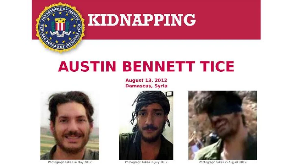 Austin Tice (Official FBI Most Wanted Facebook)