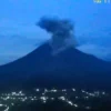 Visual awan panas Gunung Semeru meluncur sejauh 3 kilometer menuju Besuk Kobokan, Rabu (25/12/2024)(Dok. CCTV