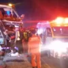 kecelakaan di Tol Cipularang KM 80 antara bus dan truk. foto/Dok. Jasa Marga