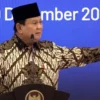 Presiden RI Prabowo Subianto pada Musrenbangnas RPJMN 2025-2029, Jakarta, 30 Desember 2024. (Tangkapan Layar Y