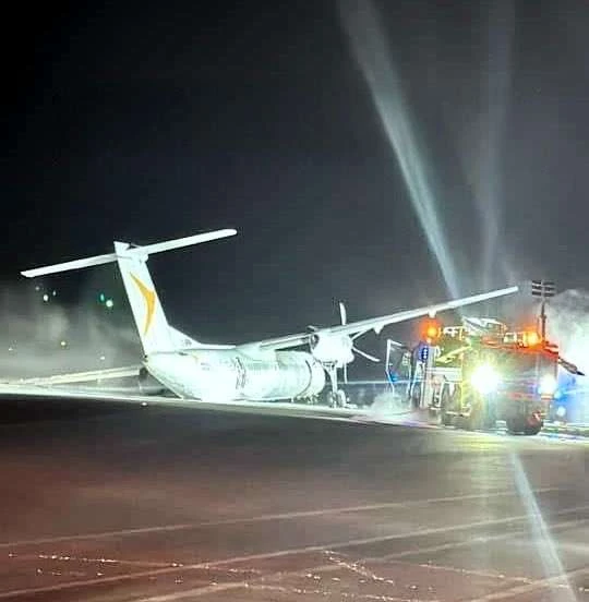 Penerbangan Air Canada juga mengalami kerusakan pada sebuah roda pendaratan, Minggu 29 Desember 2024. (Foto: I